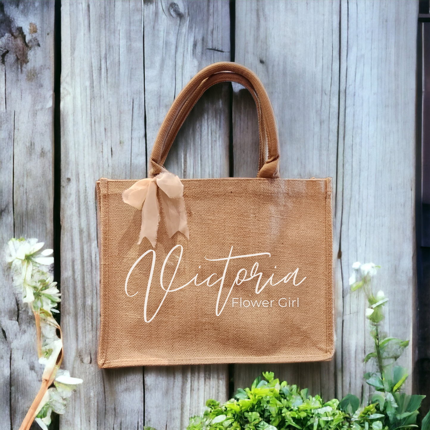 Custom Name Tote Bag