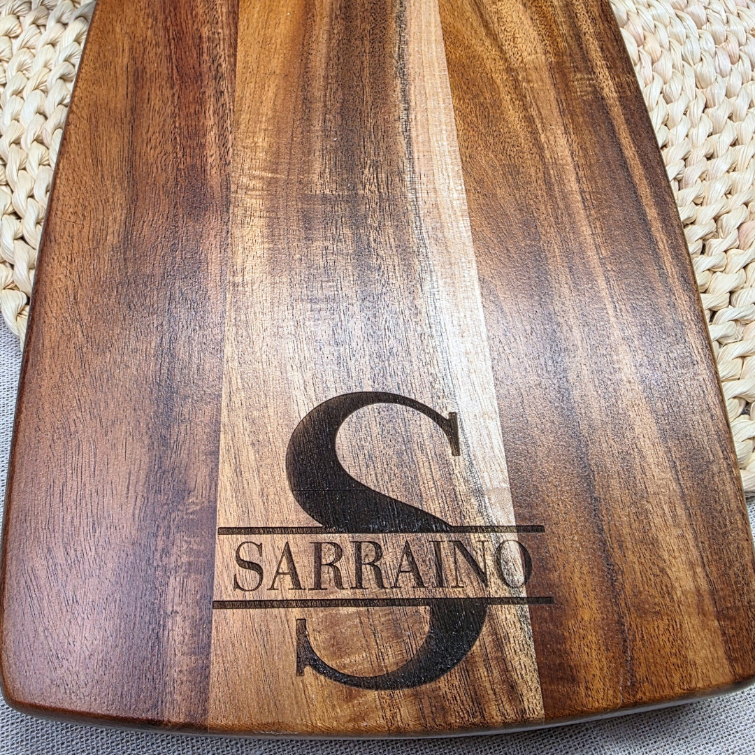Custom Engraved Acaica Board