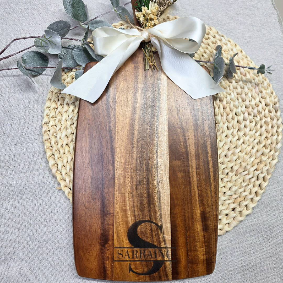 Custom Engraved Acaica Board