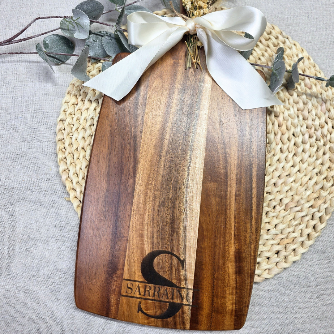 Custom Engraved Acaica Board