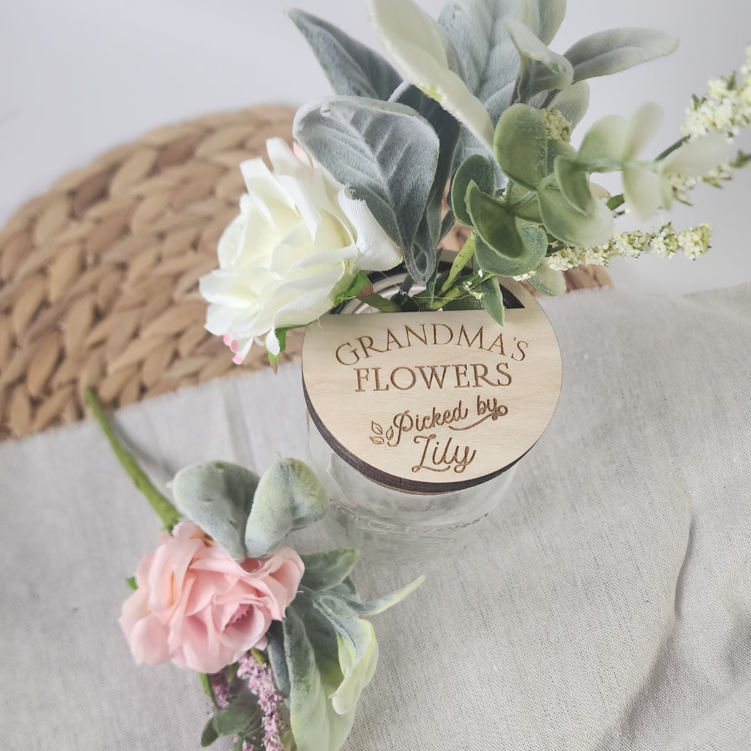 Mother's Day Custom Mason Jar Lids
