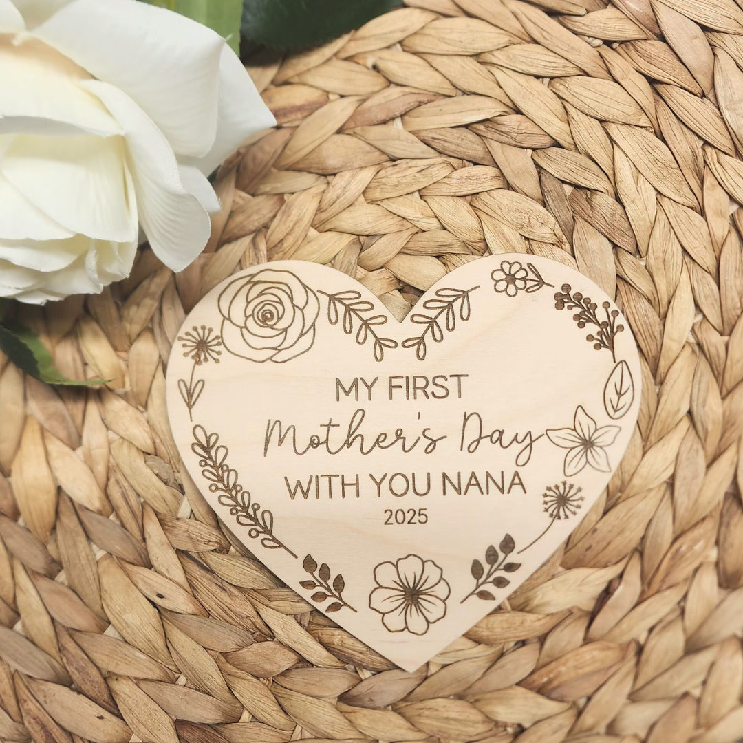 Wildflower Heart Mother's Day Sign