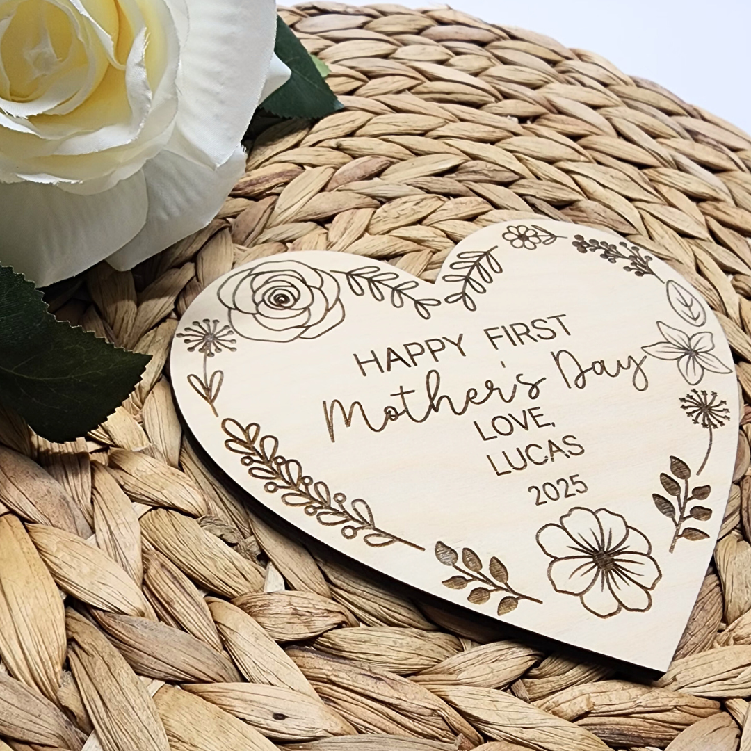 Wildflower Heart Mother's Day Sign