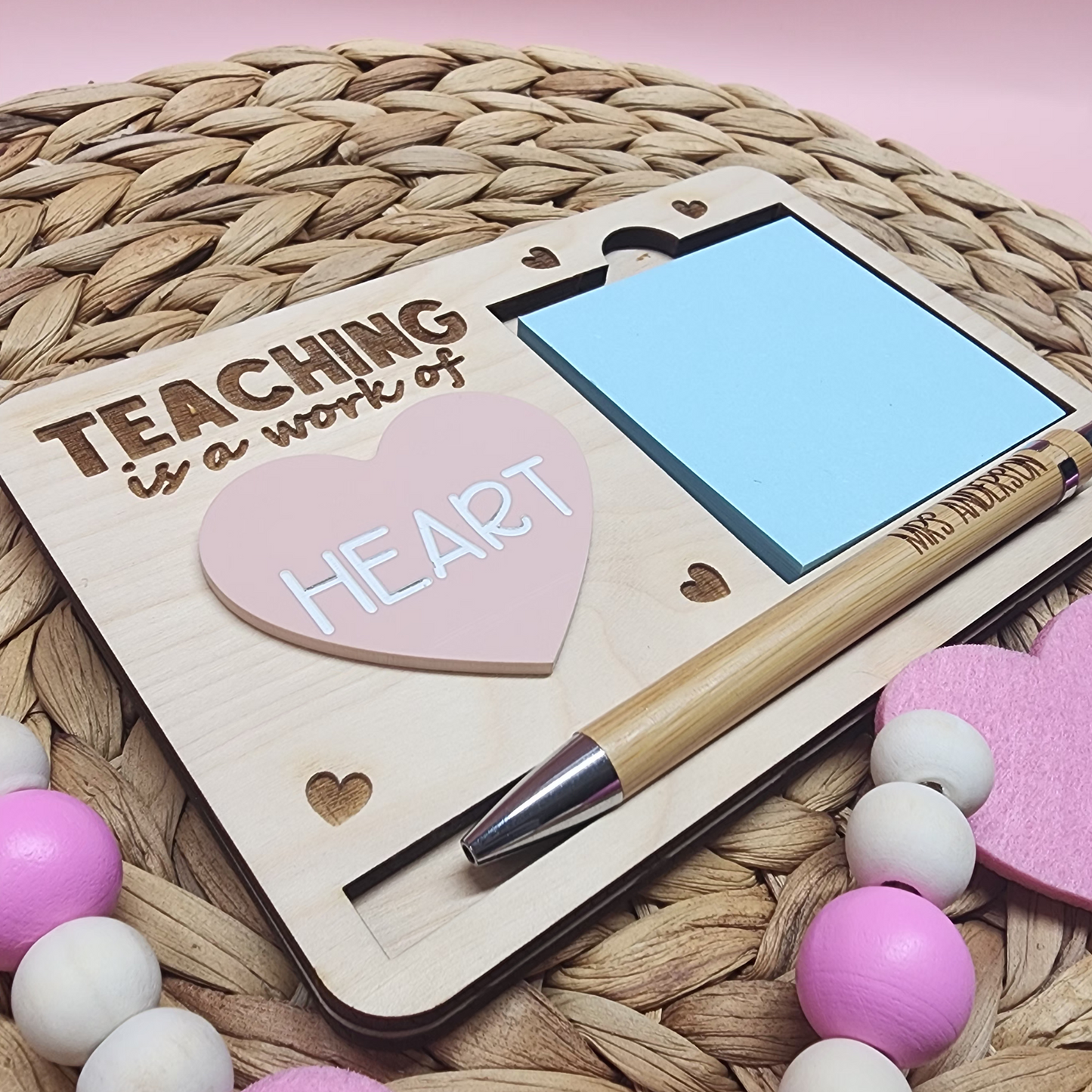 Teaching Is A Work Of Heart Note Station