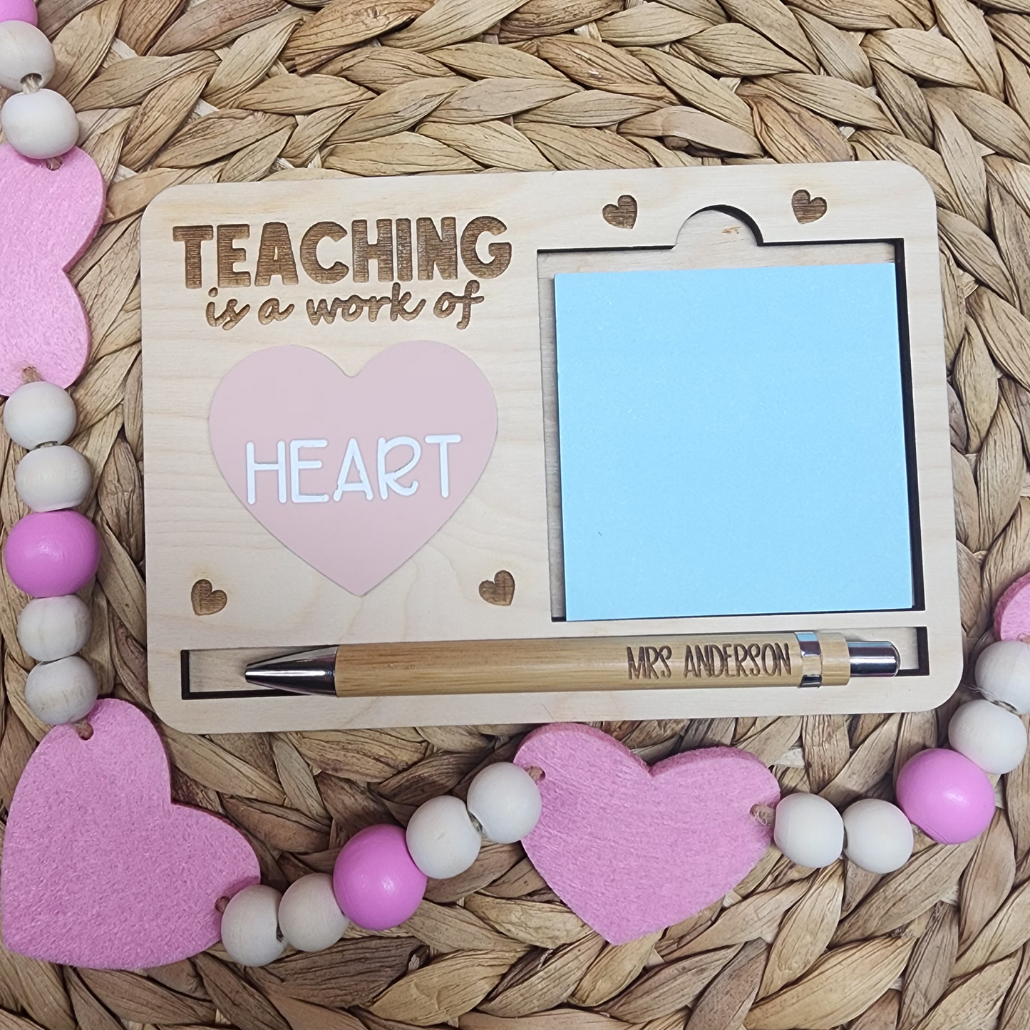Teaching Is A Work Of Heart Note Station