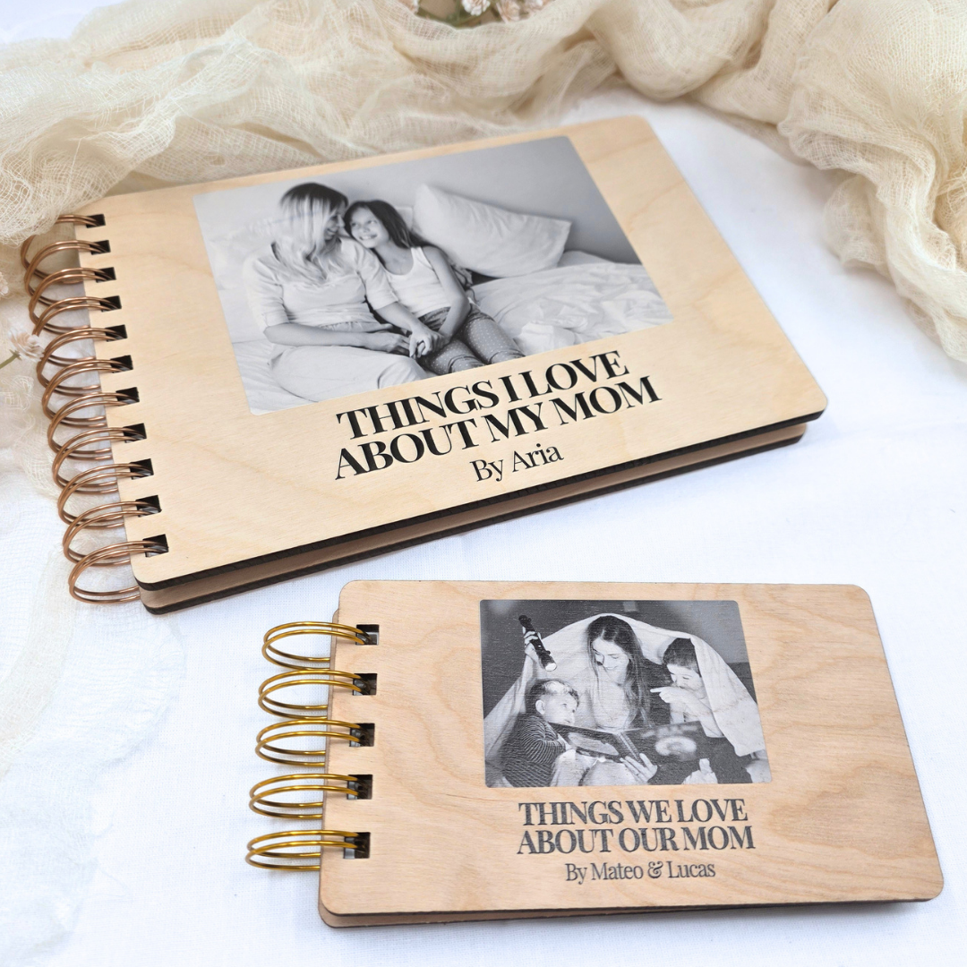 Personalized Letters to Mama Book - Custom Wooden Memory Keepsake Journal - Mother’s Day Gift (Copy)