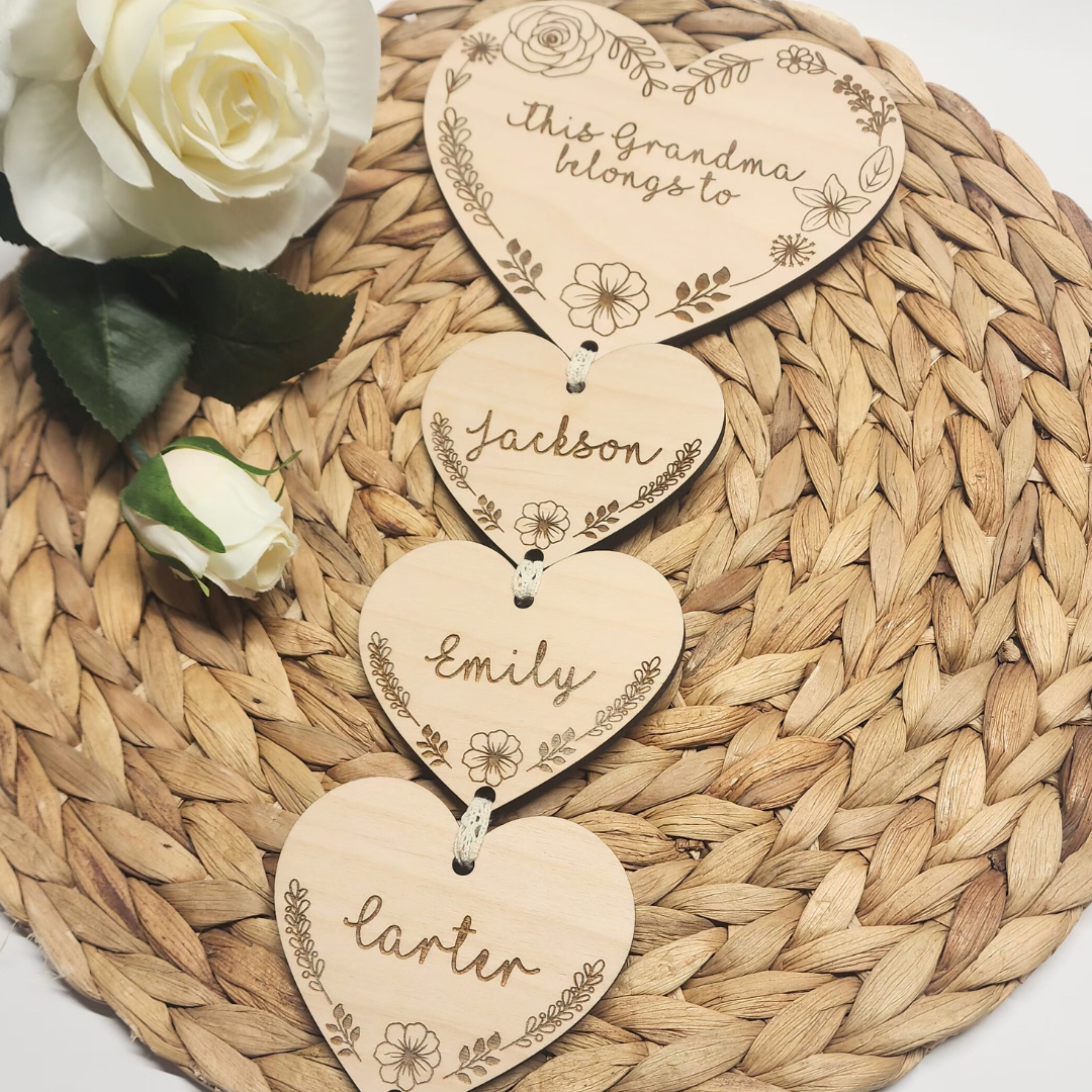 Wildflower Heart Wall Hanger