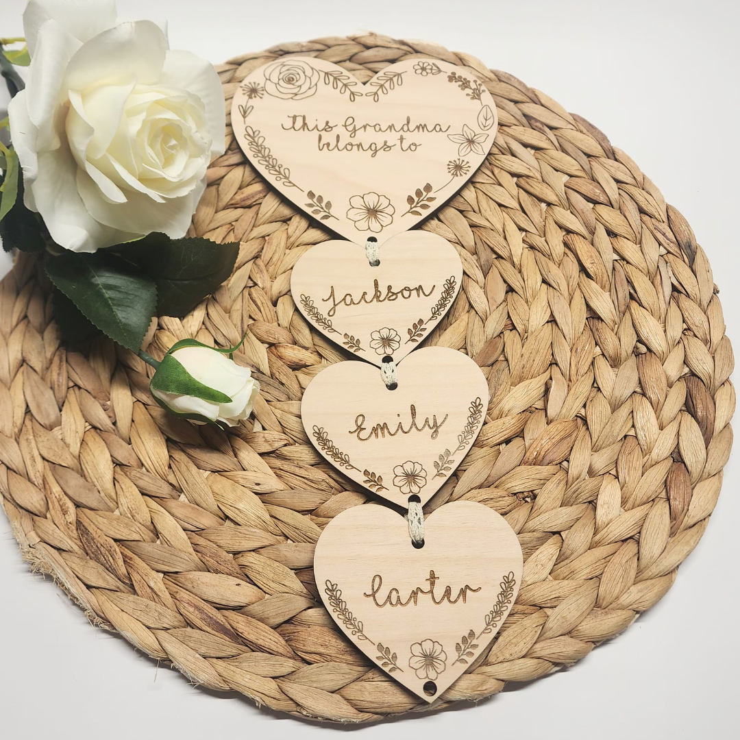 Wildflower Heart Wall Hanger
