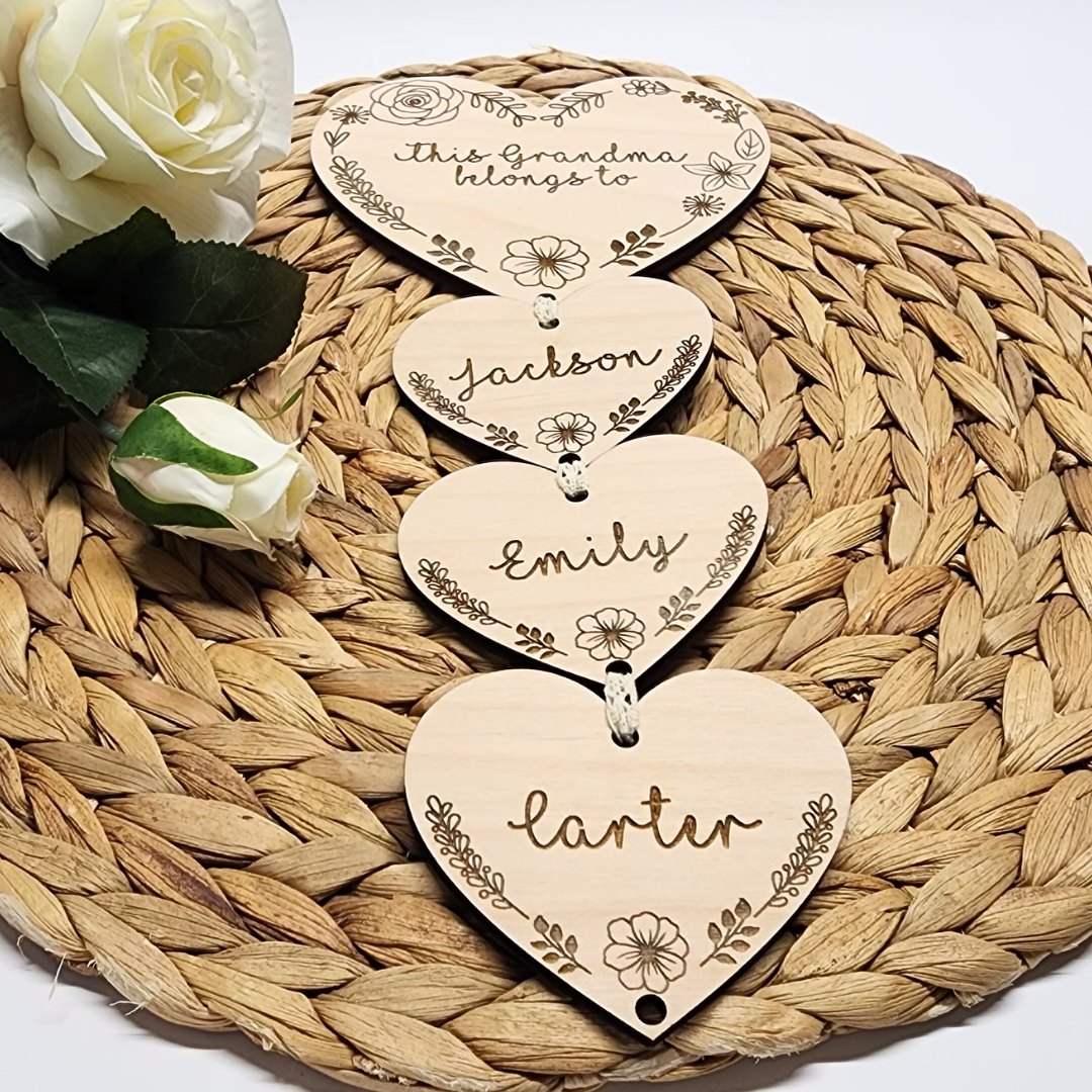 Wildflower Heart Wall Hanger