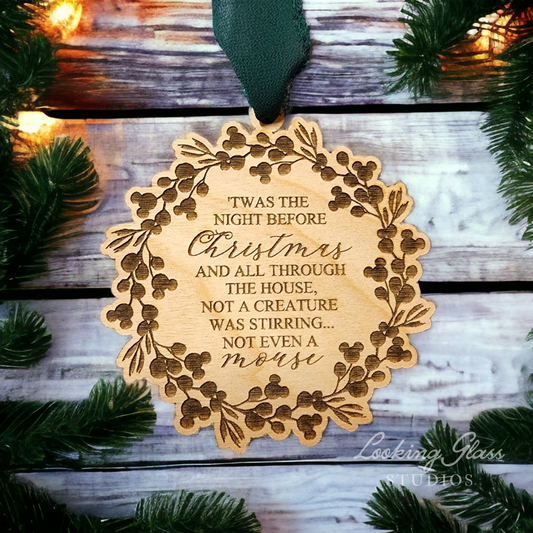 'TWAS THE NIGHT BEFORE CHRISTMAS ORNAMENT