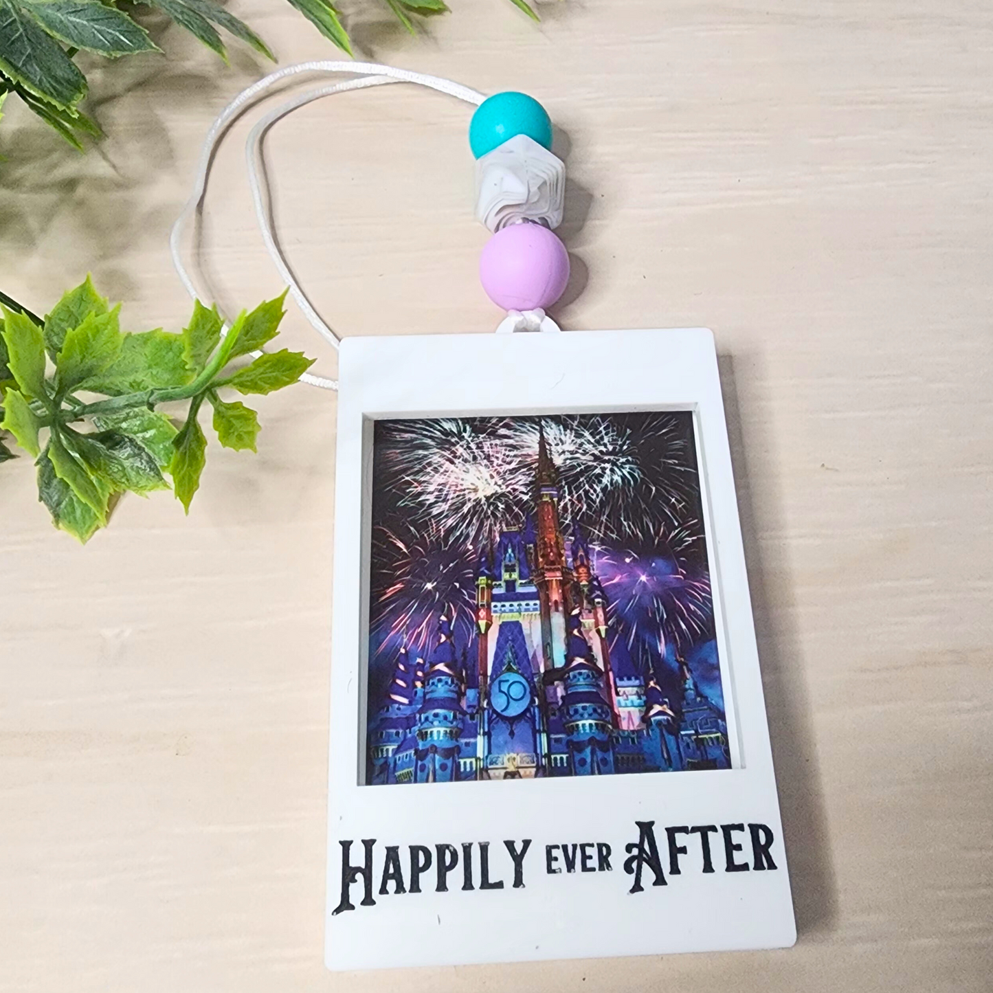 INSPIRED POLAROID MINI FRAME CAR CHARM ORNAMENT