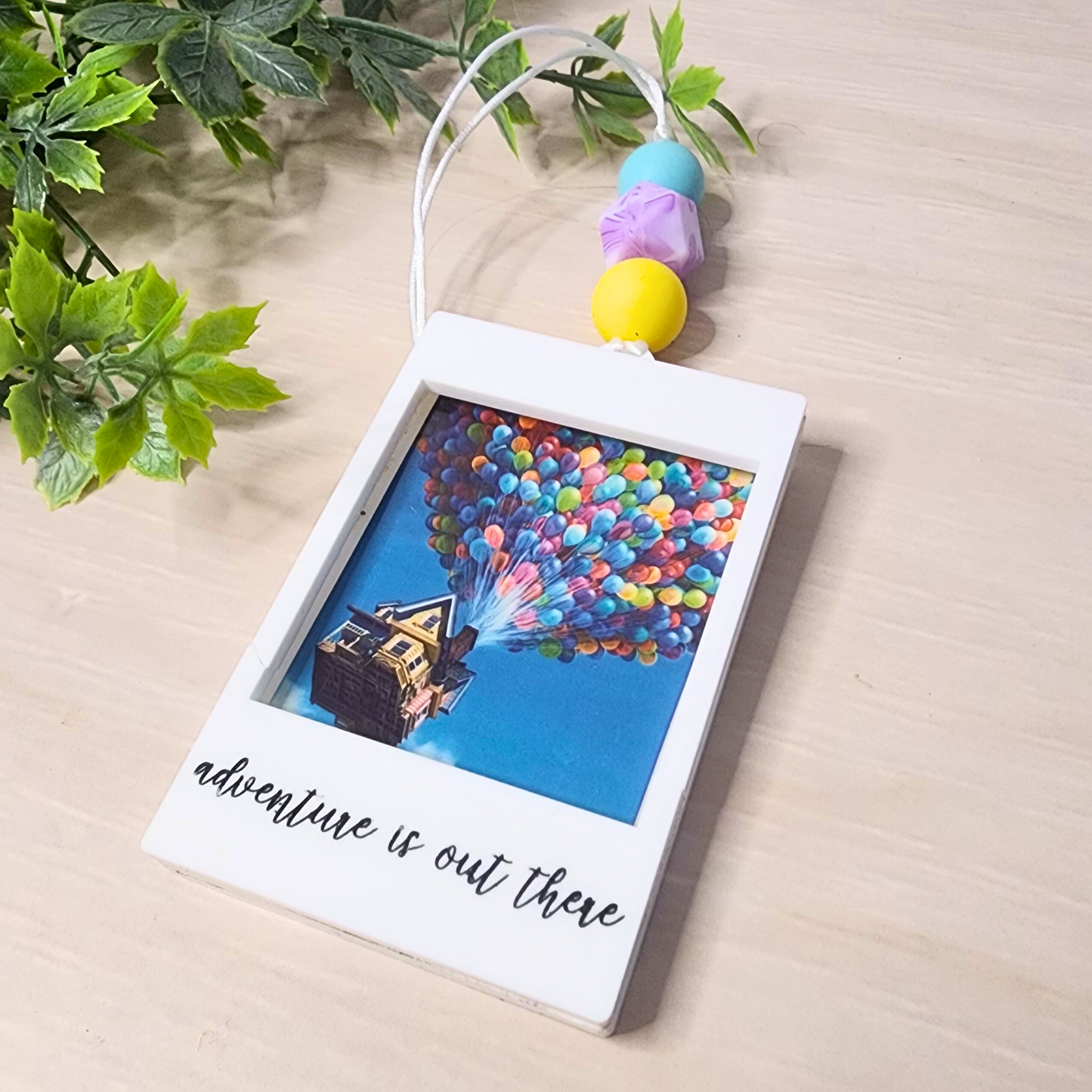 INSPIRED POLAROID MINI FRAME CAR CHARM ORNAMENT