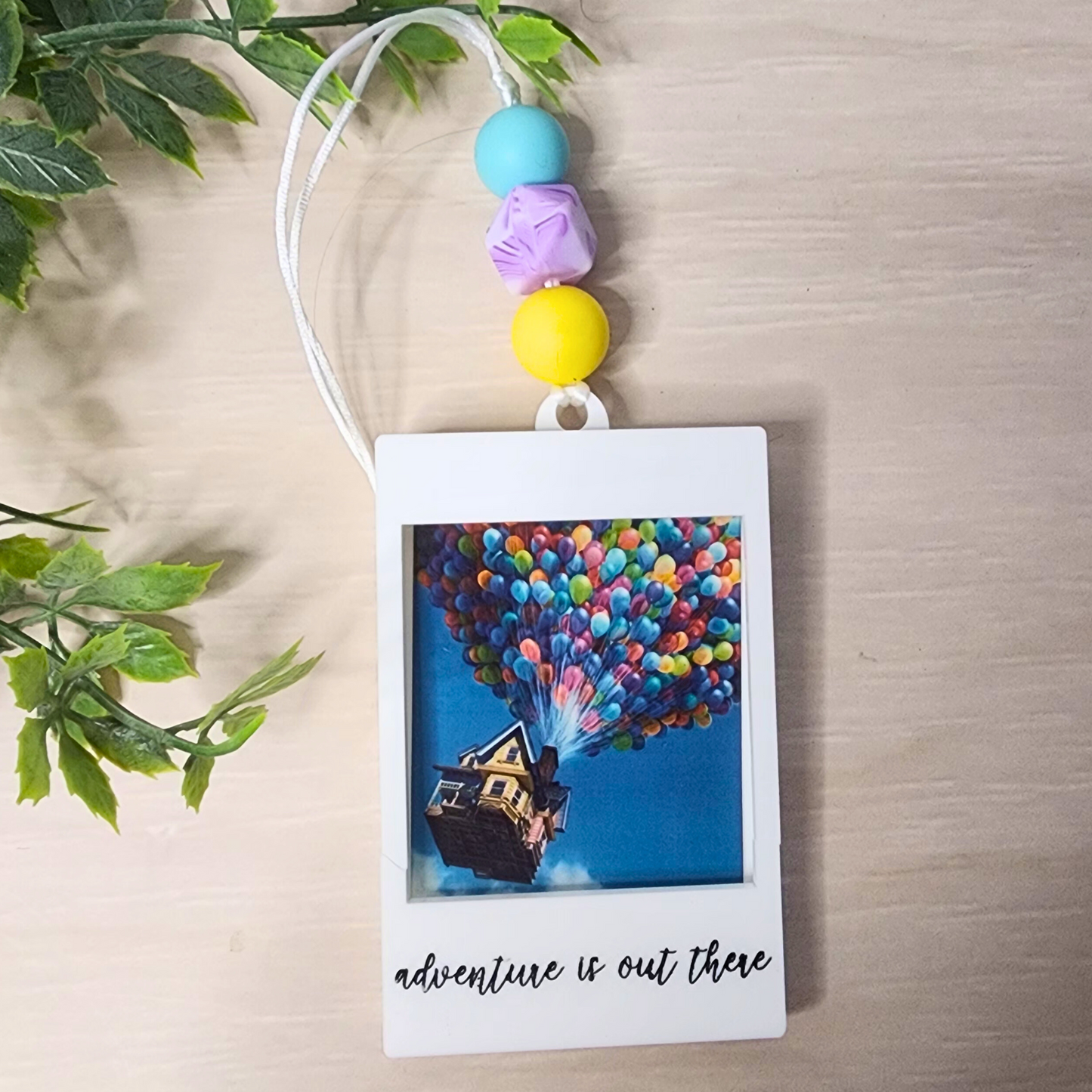 INSPIRED POLAROID MINI FRAME CAR CHARM ORNAMENT