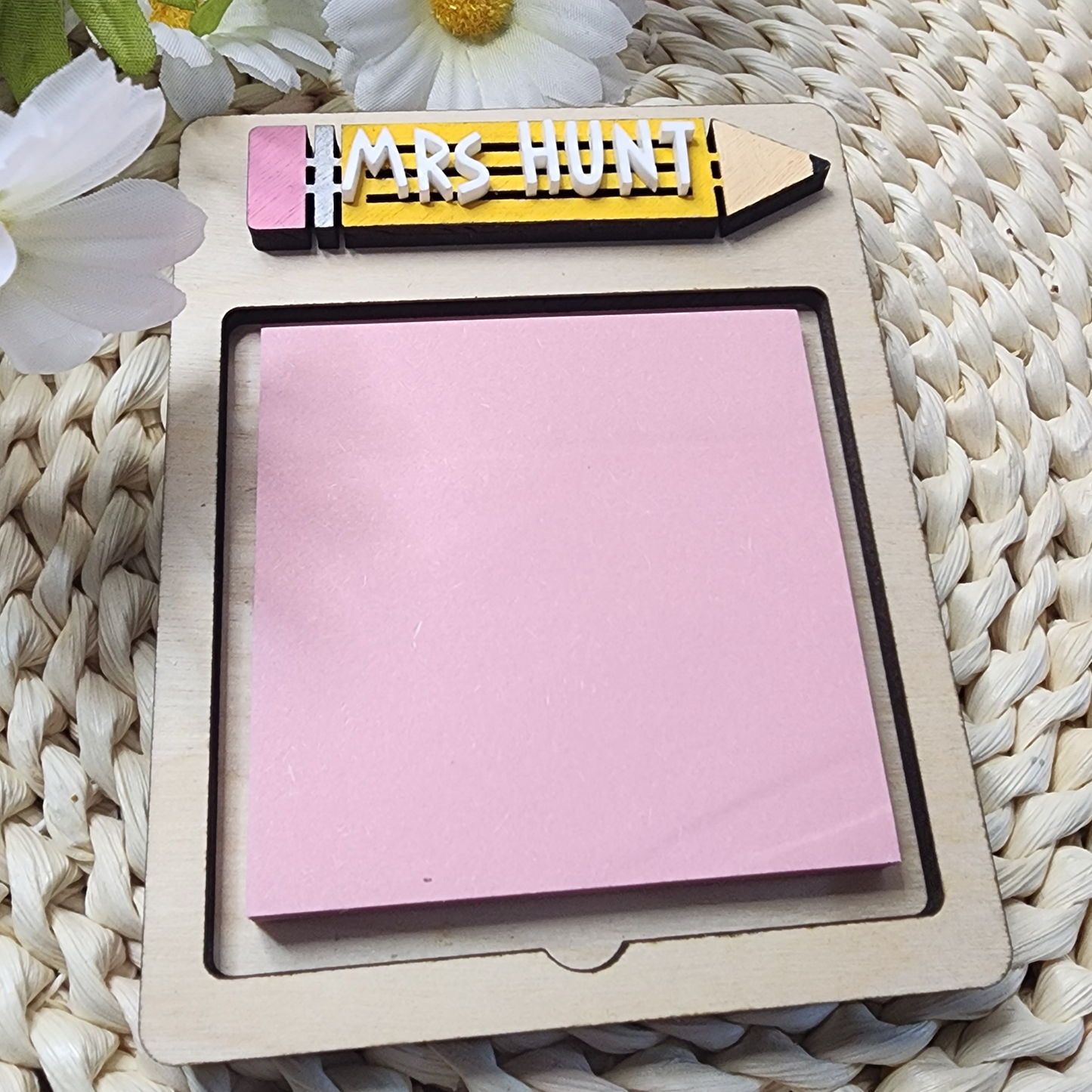 TEACHER STICKY NOTE HOLDER