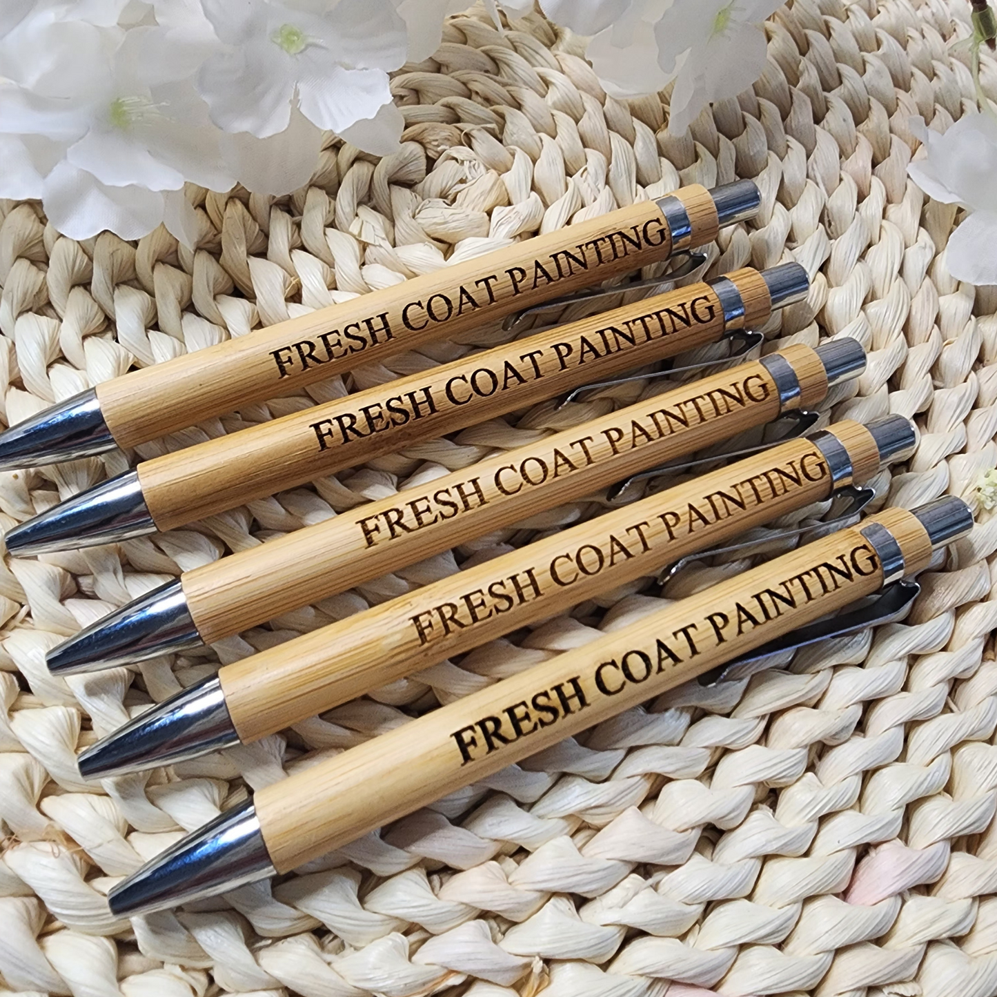 CUSTOM ENGRAVED BAMBOO PENS