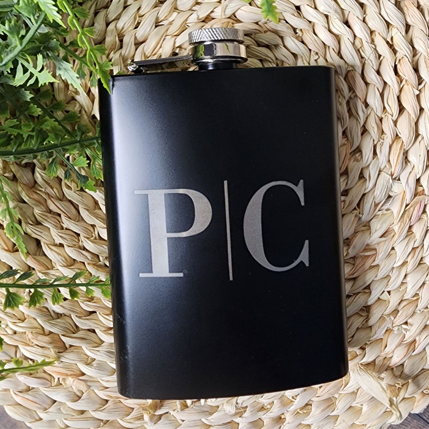 ENGRAVED STAINLESS STEEL FLASK