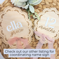 Oval Lace Baby Milestone Marker Set