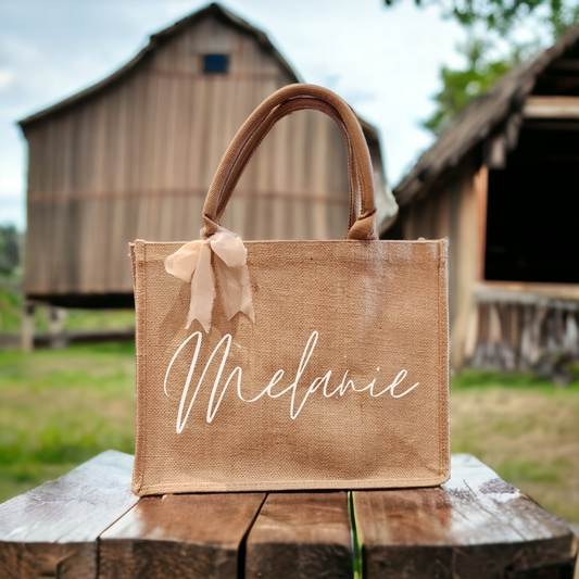 Custom Name Tote Bag