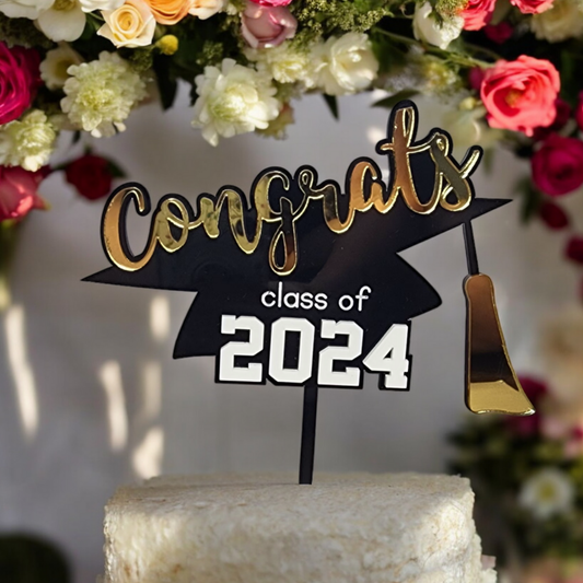 Graduation Cap Cake Topper