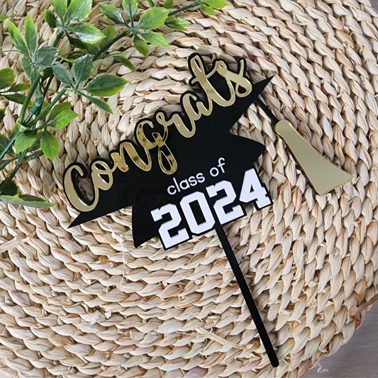 Graduation Cap Cake Topper