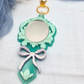 Fairytale Mirror Keychain - Princess Inspired Acrylic Key Ring Bag Charm