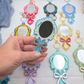 Fairytale Mirror Keychain - Princess Inspired Acrylic Key Ring Bag Charm