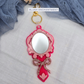 Fairytale Mirror Keychain - Princess Inspired Acrylic Key Ring Bag Charm