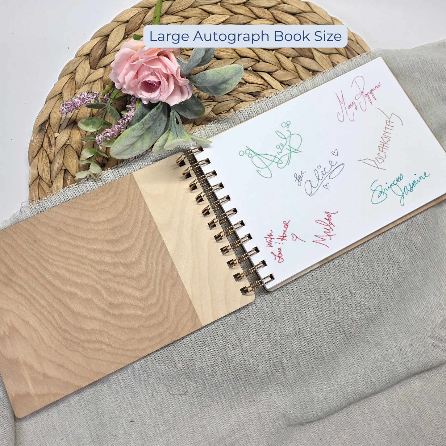 Extra Autograph Pages Add-On  - Additional Pages for Custom Autograph Books  - Must Be Purchased with Book