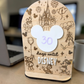 Magical Vacation Countdown Sign - Engraved Wood & Acrylic  5"x7" Vacation Tracker