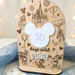 Magical Vacation Countdown Sign - Engraved Wood & Acrylic  5"x7" Vacation Tracker