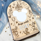 Magical Vacation Countdown Sign - Engraved Wood & Acrylic  5"x7" Vacation Tracker