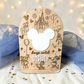 Magical Vacation Countdown Sign - Engraved Wood & Acrylic  5"x7" Vacation Tracker