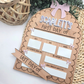 Custom First & Last Day of School Board - Reusable Wood and Acrylic Sign with Bow - Personalized Dry Erase Back-to-School Photo Prop