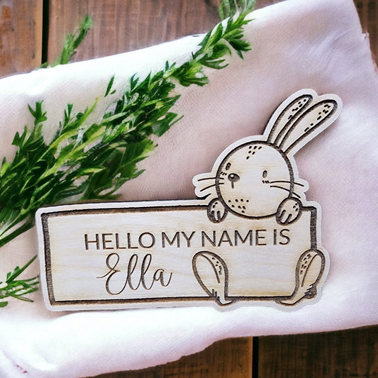 Baby Woodland Animal Name Announcement