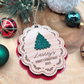 Personalized Baby’s First Christmas Ornament 2025 - Custom Wood & Acrylic Keepsake