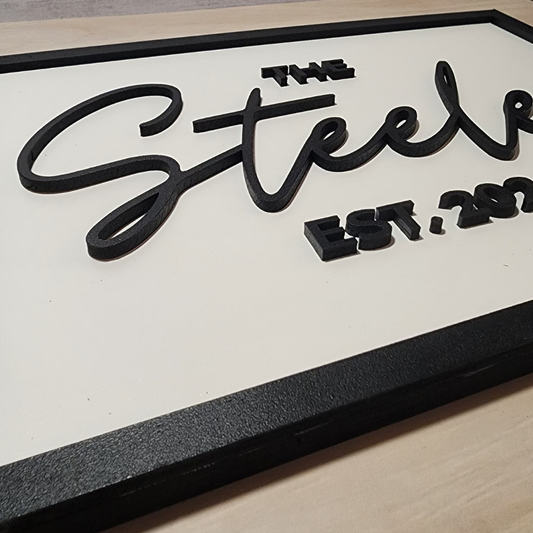 Custom Name Wooden Sign