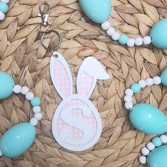 Easter Bunny Monogram Tag