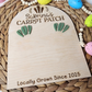 Carrot Patch Custom Easter Baby Footprint Board