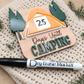 Camping Countdown Magnet - Camper Gift Dry Erase Sign