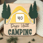 Camping Countdown Magnet - Camper Gift Dry Erase Sign