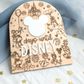 Fairytale Adventure Countdown Magnet - Reusable Wood & Acrylic Fridge Magnet