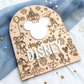 Fairytale Adventure Countdown Magnet - Reusable Wood & Acrylic Fridge Magnet