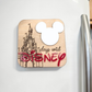 Castle Countdown Magnet, Personalized Vacation Countdown Board, Dry Erase Fridge Magnet, Engraved Wood Trip Countdown Gift