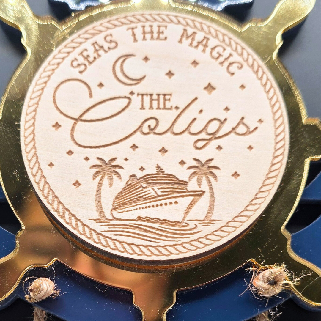Personalized Cruise Countdown Magnet – Nautical Travel Keepsake Gift