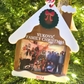 Custom Gingerbread House Photo Ornament - Holiday Keepsake Frame