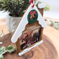 Custom Gingerbread House Photo Ornament - Holiday Keepsake Frame
