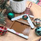 Custom Gingerbread House Photo Ornament - Holiday Keepsake Frame