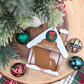 Custom Gingerbread House Photo Ornament - Holiday Keepsake Frame