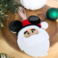 Personalized Santa Hat with Ears Ornament - Custom Layered Acrylic Christmas Keepsake