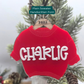 Custom Acrylic Sweater Ornament - Personalized Name Christmas Ornament  - Holiday Keepsake Gift Tag